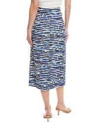 A.L.C. Phoebe Linen-Blend Print Skirt