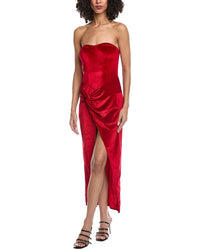To My Lovers Strapless Maxi Dress