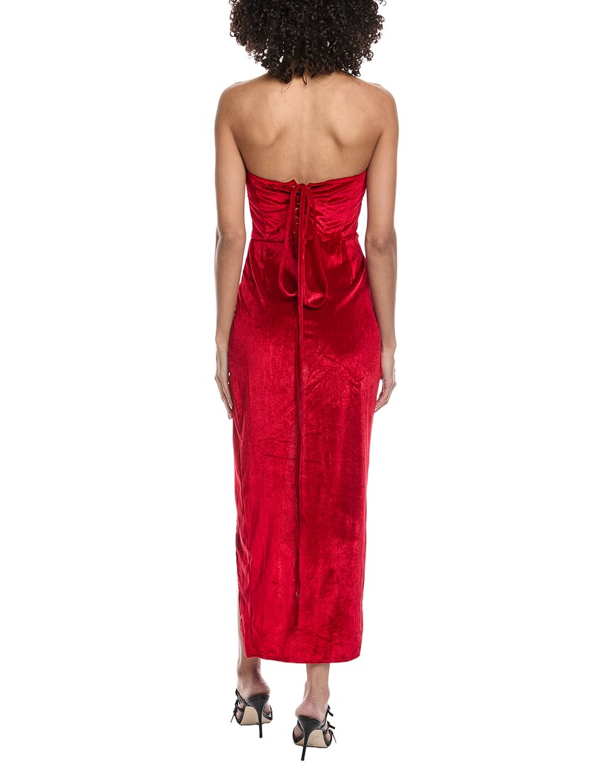 To My Lovers Strapless Maxi Dress
