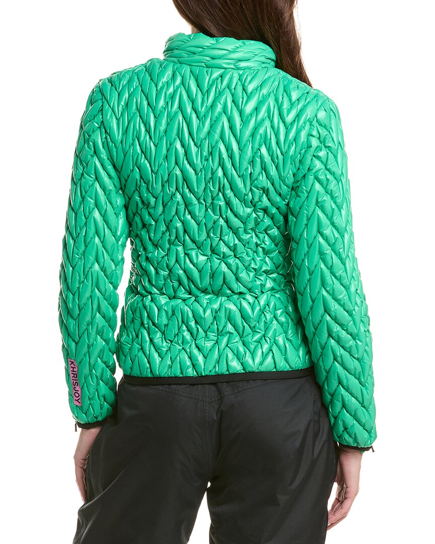 Khrisjoy Chevron Quilted Ski Jacket