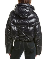 Khrisjoy Khris Cropped Shiny Puffer Jacket