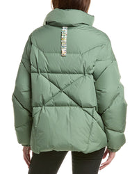 Khrisjoy Moon Wool & Cashmere-Blend Lined Puffer Jacket