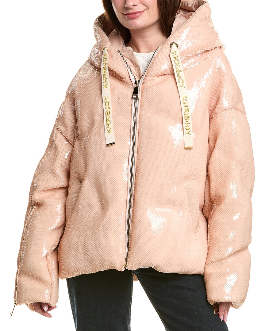 Khrisjoy Khris Scale Sequin Puffer Jacket
