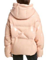 Khrisjoy Khris Scale Sequin Puffer Jacket
