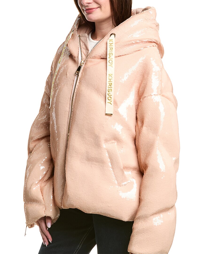 Khrisjoy Khris Scale Sequin Puffer Jacket