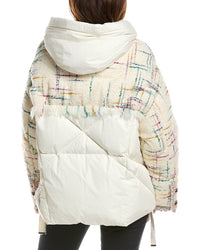 Khrisjoy Khris Wool-Blend Tweed Puffer Jacket