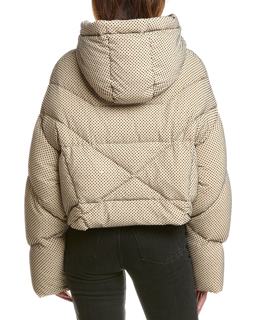 Khrisjoy Khris Rhinestone Crop Puffer Down Jacket