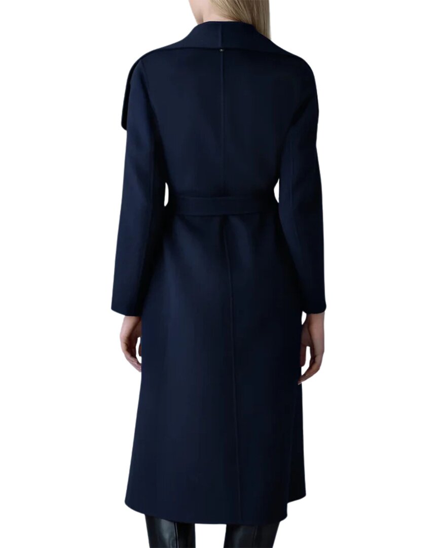 Mackage Wool & Leather Wrap Coat