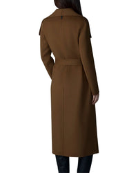 Mackage Wool & Leather Wrap Coat