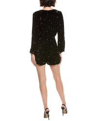 Estellina Sequin Velvet Romper