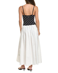Toccin Toccin Orielle Silk-Blend Midi Dress