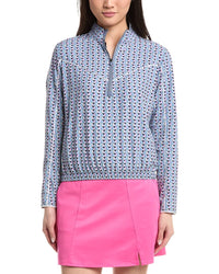 Callaway Callaway Lightweight Perforated Cropped 1/4 Zip Top
