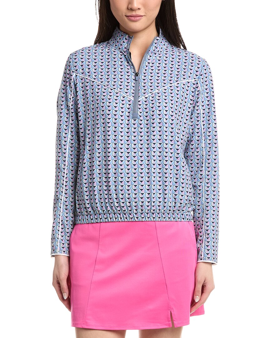 Callaway Callaway Lightweight Perforated Cropped 1/4 Zip Top