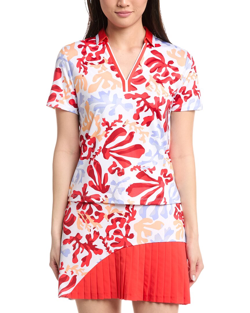 Callaway Summer Abstract Floral Top