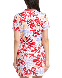 Callaway Summer Abstract Floral Top