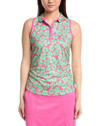 Callaway Floral Mini Collar & Side Shirt
