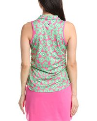 Callaway Floral Mini Collar & Side Shirt