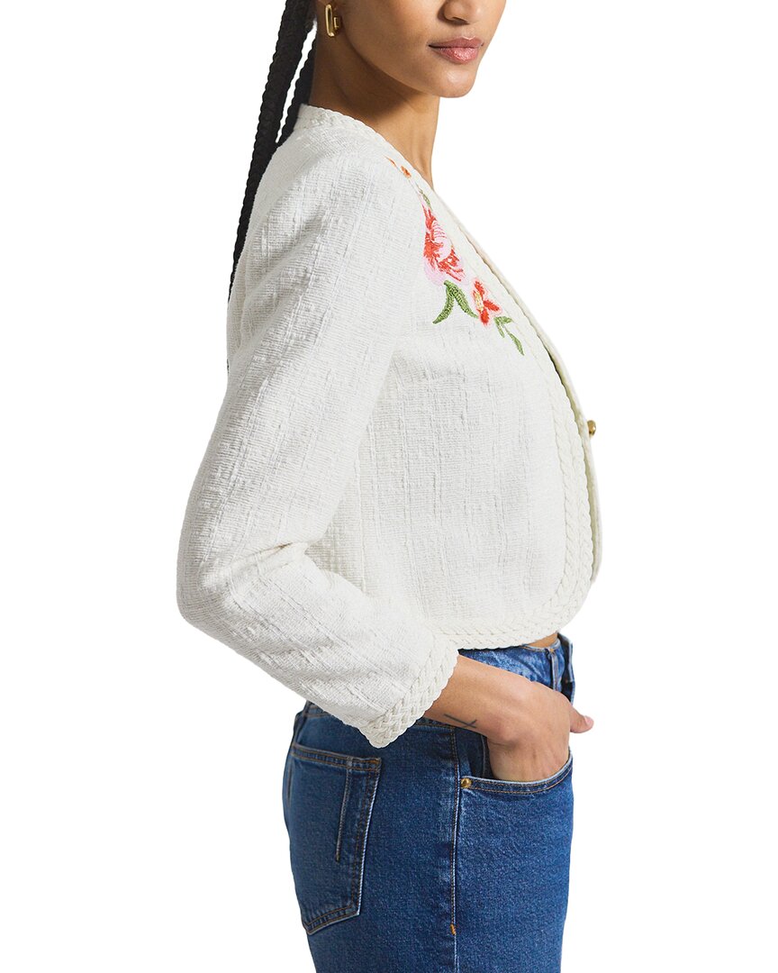 Derek Lam 10 Crosby Bayle Embroidered Tweed Jacket