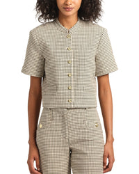 Derek Lam 10 Crosby Grace Short Sleeve Jacket