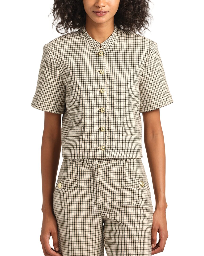 Derek Lam 10 Crosby Grace Short Sleeve Jacket
