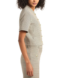 Derek Lam 10 Crosby Grace Short Sleeve Jacket