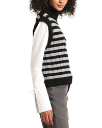 Derek Lam 10 Crosby Paola Mixed Media Turtleneck Sweater
