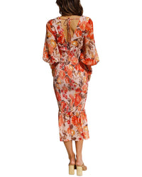 Charlotte Green Midi Dress