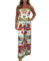 Charlotte Green 2Pc Top & Pant Set