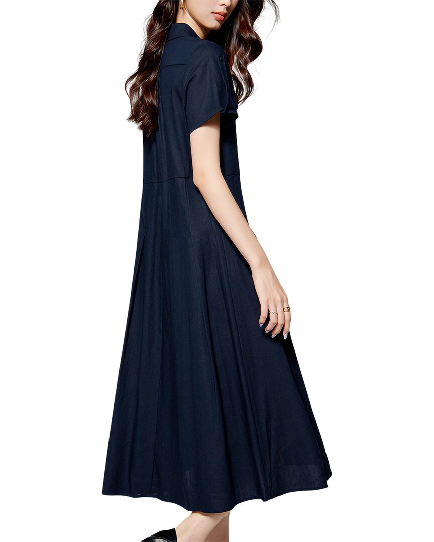 Onebuye Linen-Blend Dress