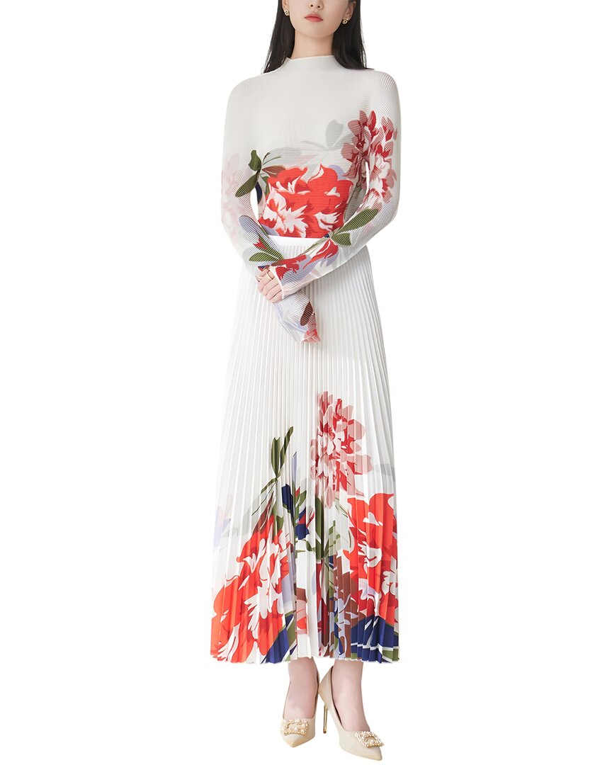 Linda Charm Linda Charm 2Pc Blouse & Skirt Set