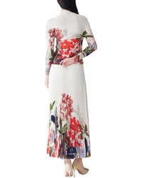 Linda Charm Linda Charm 2Pc Blouse & Skirt Set