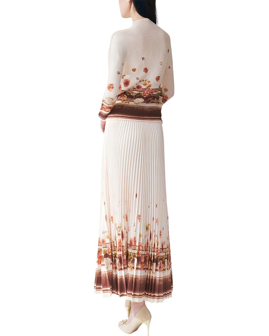 Linda Charm 2Pc Blouse & Skirt Set