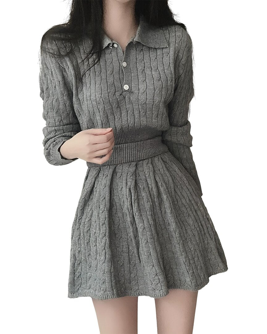 Teodora 2Pc Sweater & Skirt Set