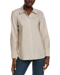 Lafayette 148 New York Scottie Silk Blouse