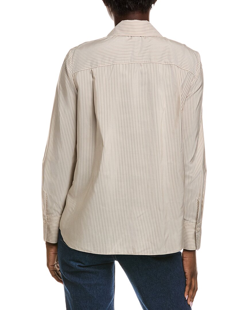 Lafayette 148 New York Scottie Silk Blouse