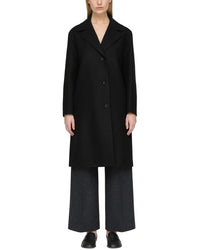 Lafayette 148 New York A-Line Wool-Blend Midi Coat