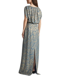 Lafayette 148 New York Gathered Neck Blouson Dress
