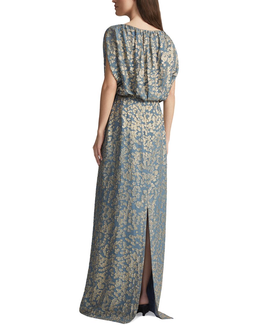 Lafayette 148 New York Gathered Neck Blouson Dress