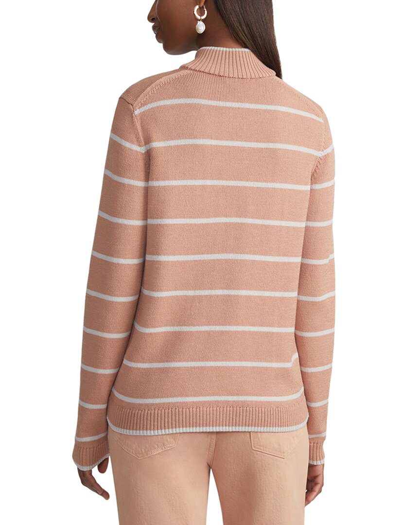 Lafayette 148 New York Stripe Fitted Silk-Blend Bomber Cardigan