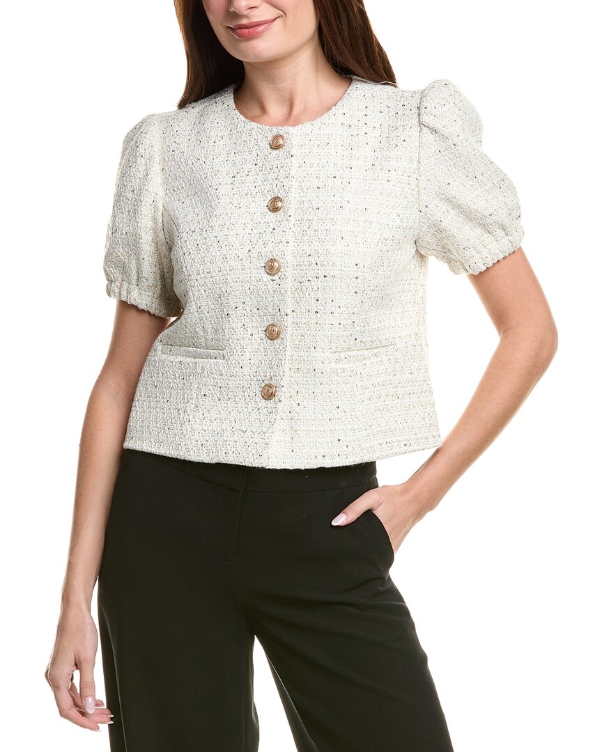 Nanette Nanette Lepore Tweed Cardigan