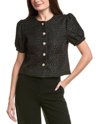 Nanette Nanette Lepore Tweed Cardigan