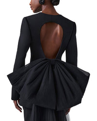 Carolina Herrera Wool-Blend Collarless Jacket