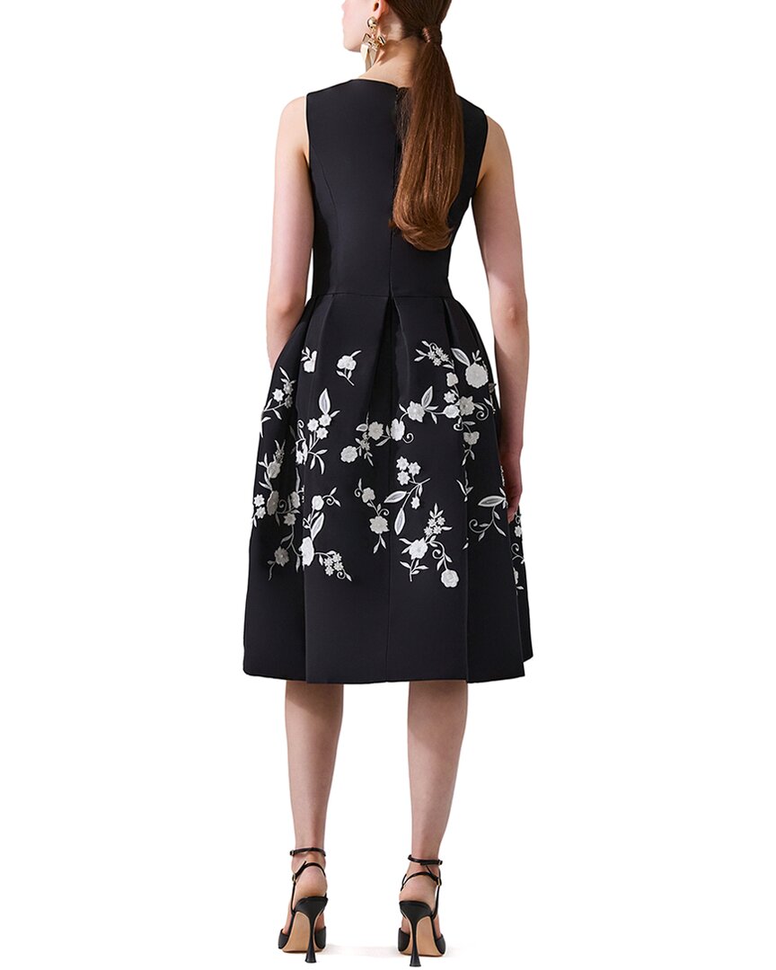 Carolina Herrera Silk Crewneck Dress