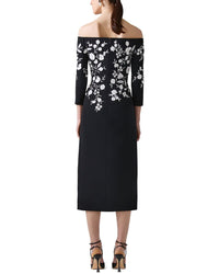 Carolina Herrera Embroidered Dress