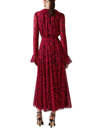 Carolina Herrera Button Midi Dress