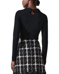 Carolina Herrera Wool Woven Sweater