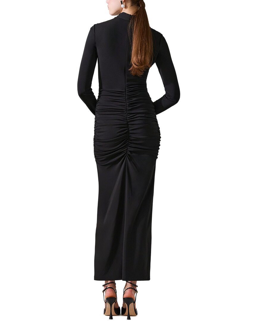 Carolina Herrera Twisted V-Neck Dress