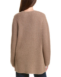 Leset Emma Deep V-Neck Wool & Cashmere-Blend Sweater