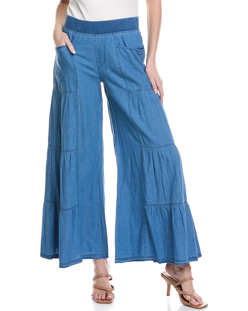 Xcvi Dugan Wide Leg Linen-Blend Pant