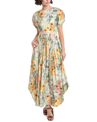 Agua By Agua Bendita Florecer Midi Dress